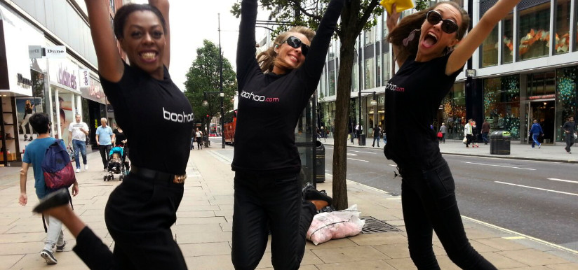 Boohoo Manchester Promotional Models