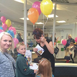 Newcastle Building Society Treasure Hunt and Balloons