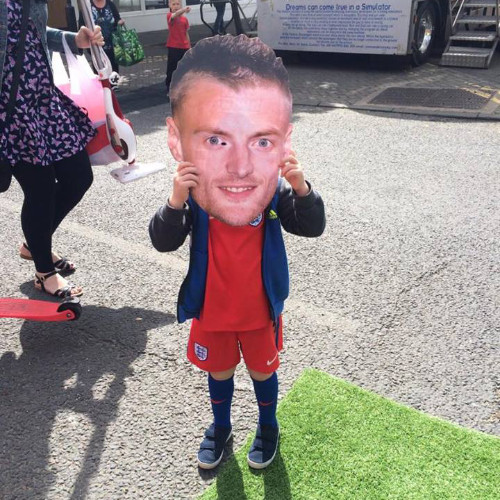 Jamie Vardy in Sunderland! Road Respect Euro 2016 Tour